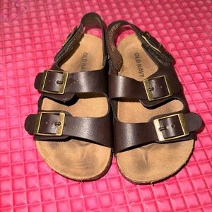 Old Navy Brown Sandals Toddler 7
